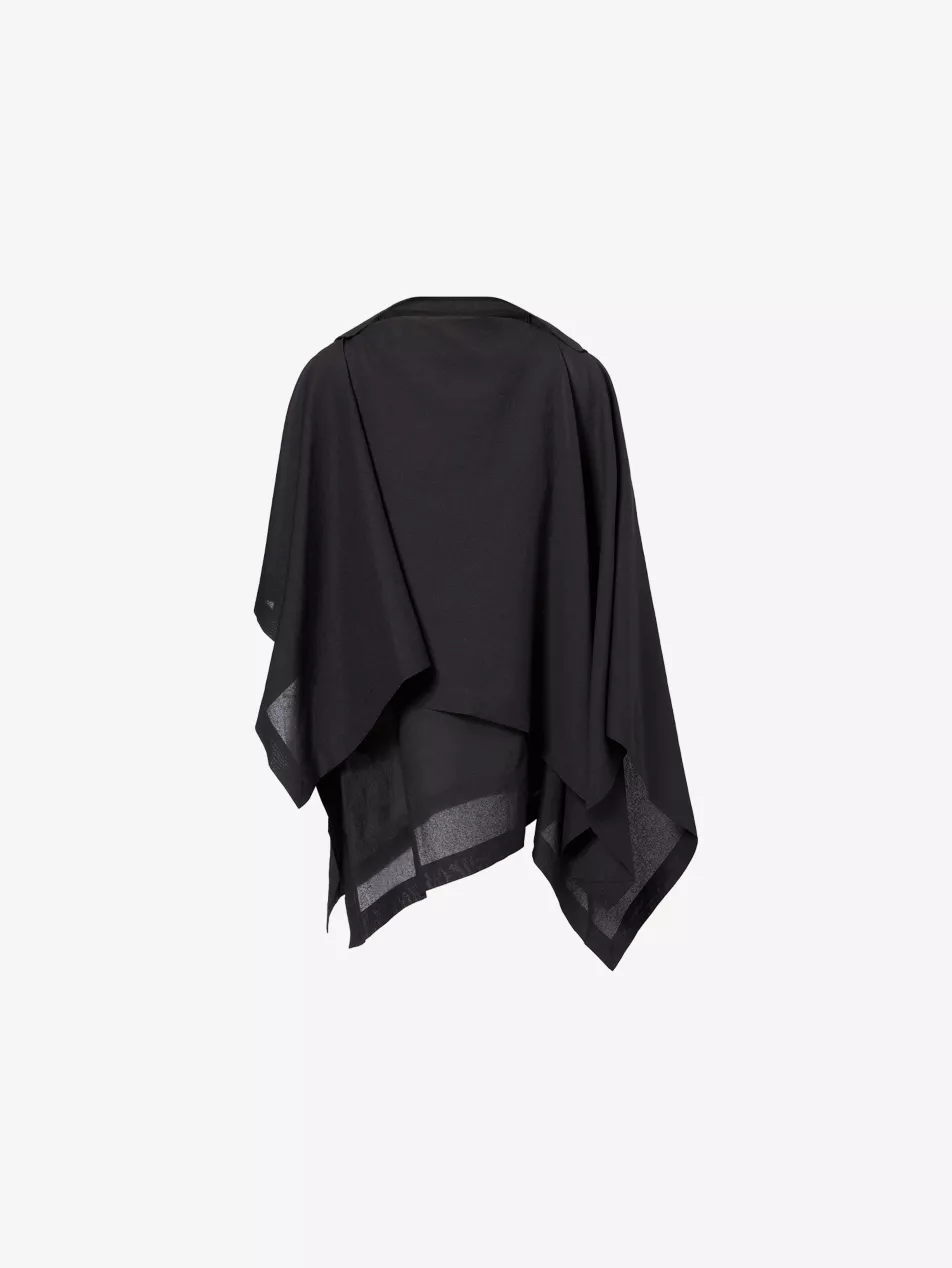 All Squares Draped Woven Shirt