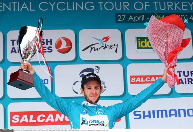 Race winner Adam Yates