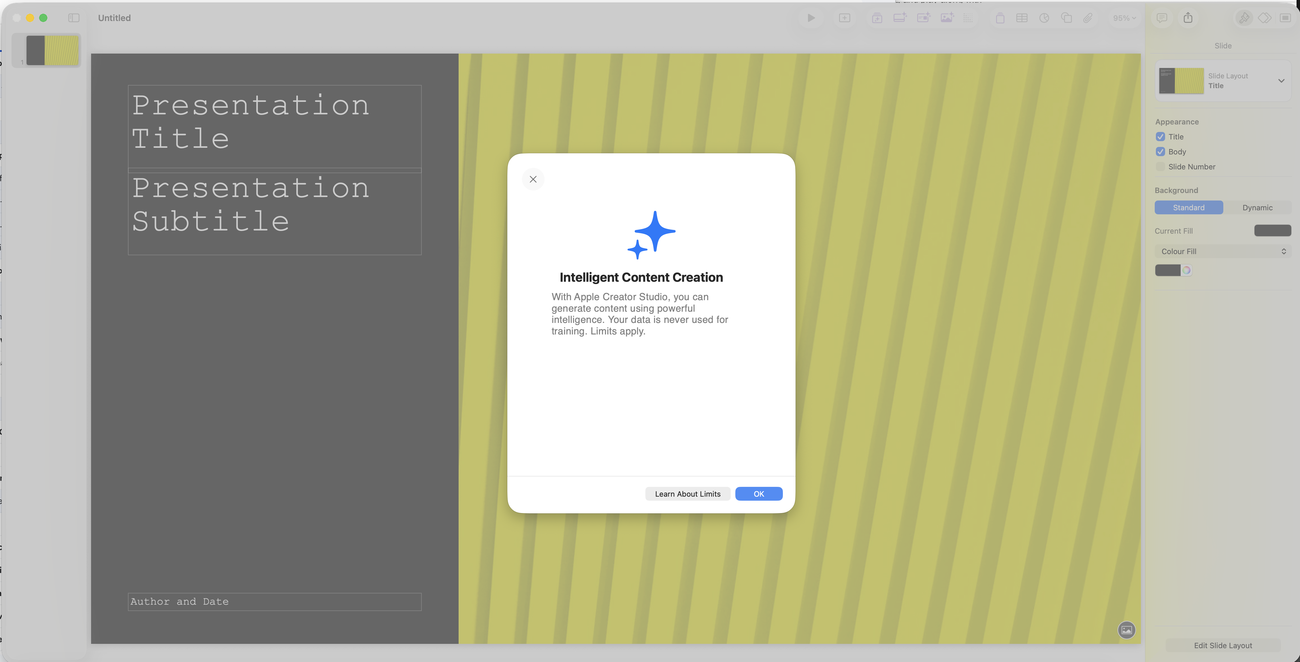 Apple Creator Studio screengrabs