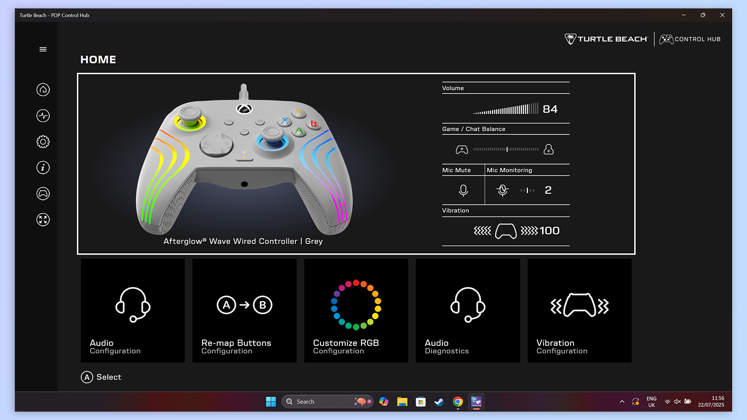 Turtle Beach PDP Control Hub software