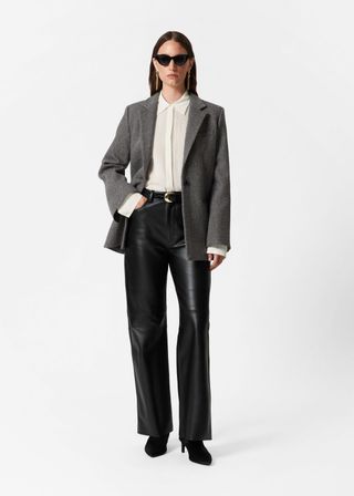 Wool-Blend Blazer