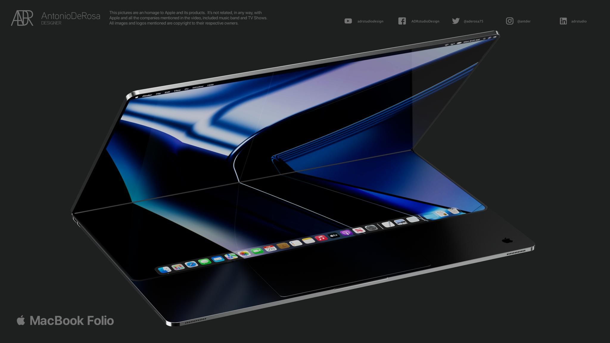 If Apple is making a foldable MacBook, this is what it could look like ...