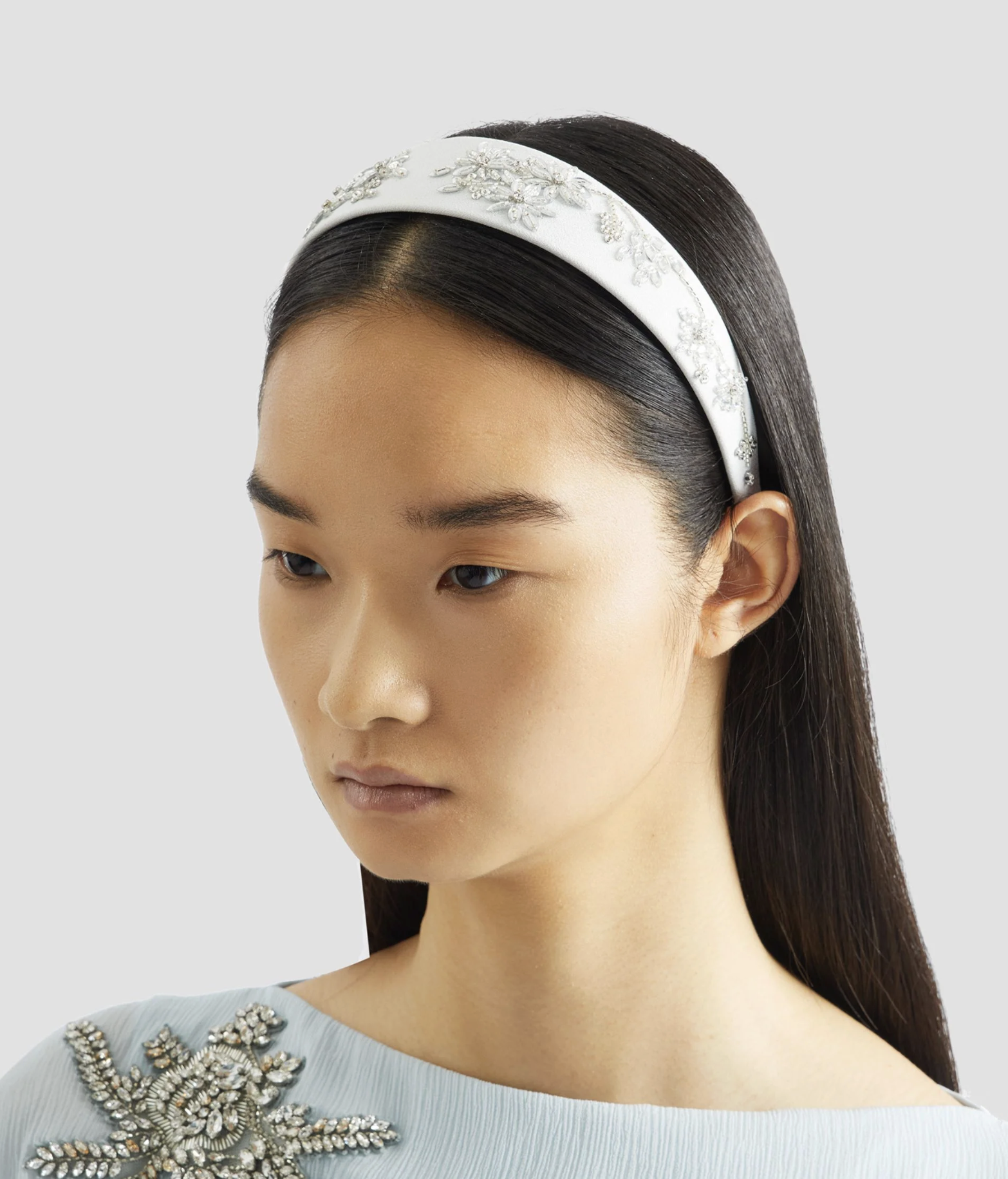 Erdem Wide Embellished Headband | One Size