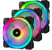 Corsair LL Series LL120 RGB 120mm Dual Light Loop RGB LED PWM Fans: was $129, now $76 at Amazon