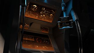 It wouldn't be a sci-fi ship without futuristic screens everywhere.