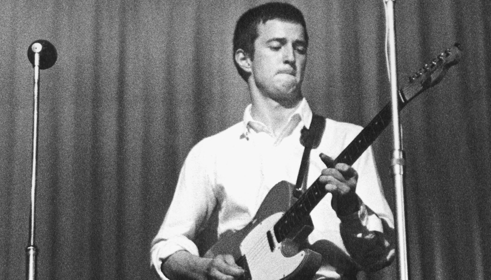 Eric Clapton performs onstage with the Yardbirds in Brighton, England on June 11, 1964