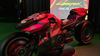 Cyberpunk 2077 Phantom Liberty bike at Gamescom
