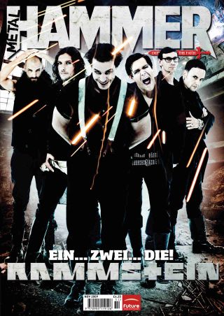 The cover of Metal Hammer issue 198 featuring Rammstein