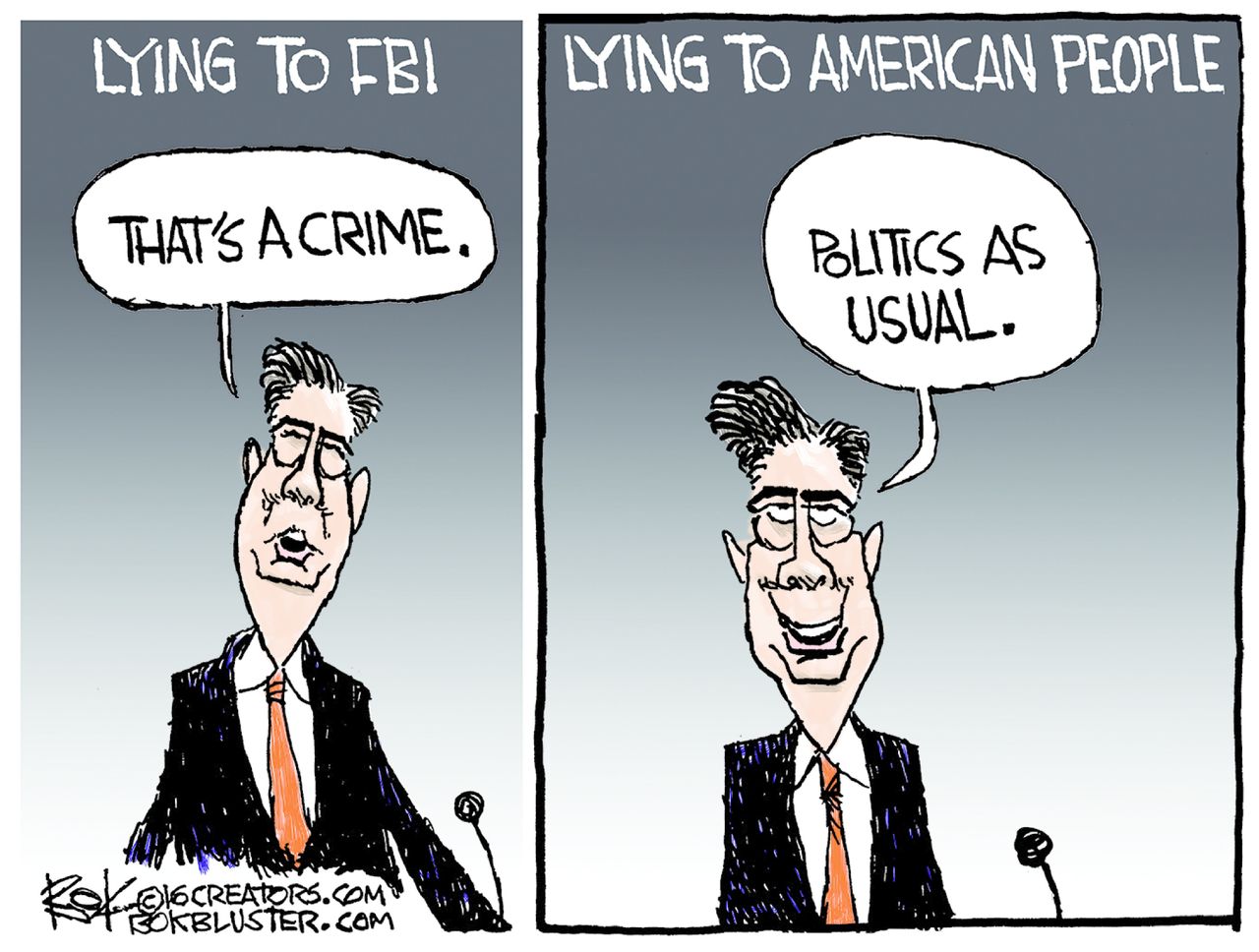 Political cartoon U.S. Lying and politics