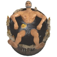 Bathtub Geralt | Polyresin | Rubber Duck included | 5.5 x 3.5 x 8-inches | $79.99