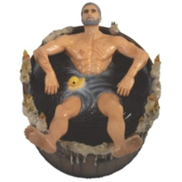 Bathtub Geralt | Polyresin | Rubber Duck included | 5.5 x 3.5 x 8-inches | $79.99 $62.75 at Amazon (save $17.24)