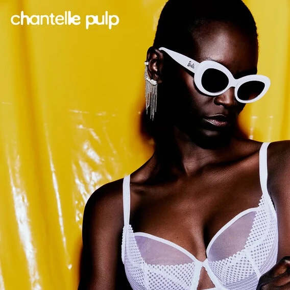 Chantelle branding featuring Chantelle Pulp font