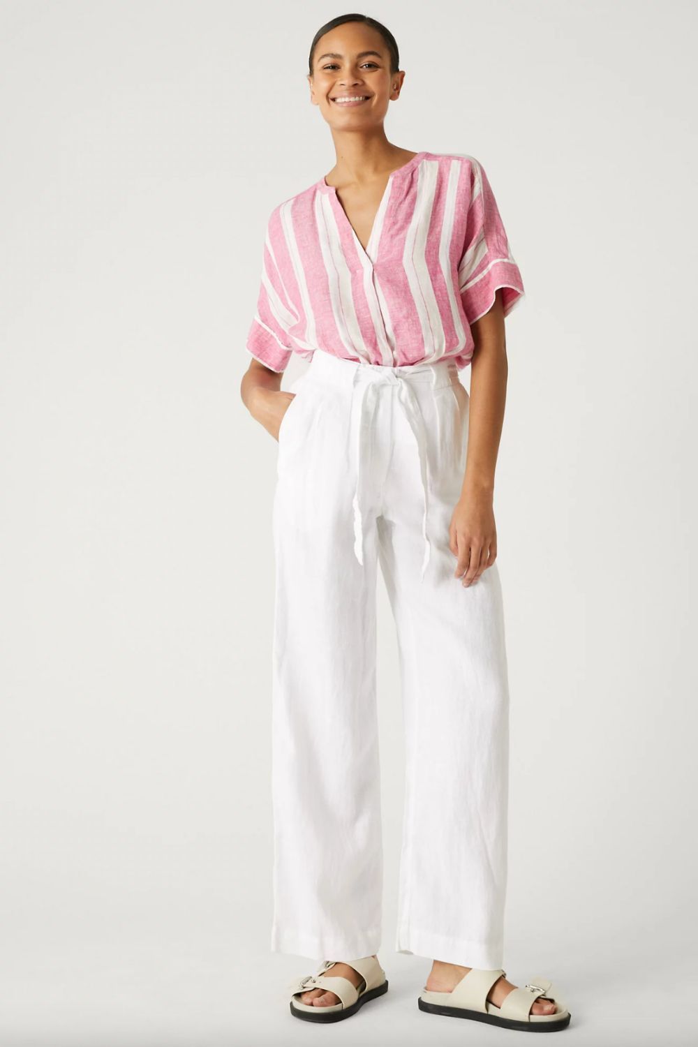 Best Linen Trousers: M&S