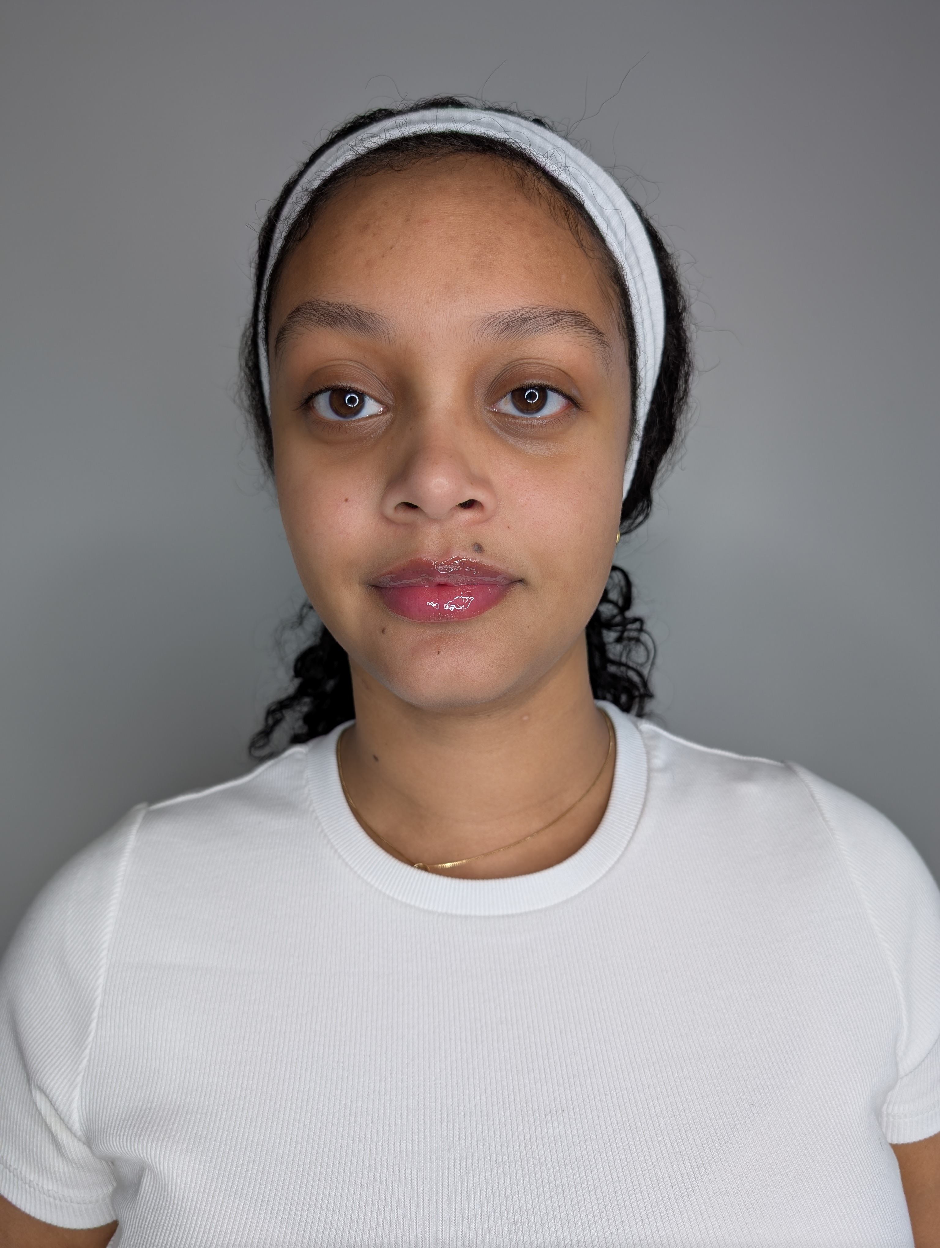 Shauna Beni-Haynes before and after testing Kylie Skin's Vanilla Milk Toner