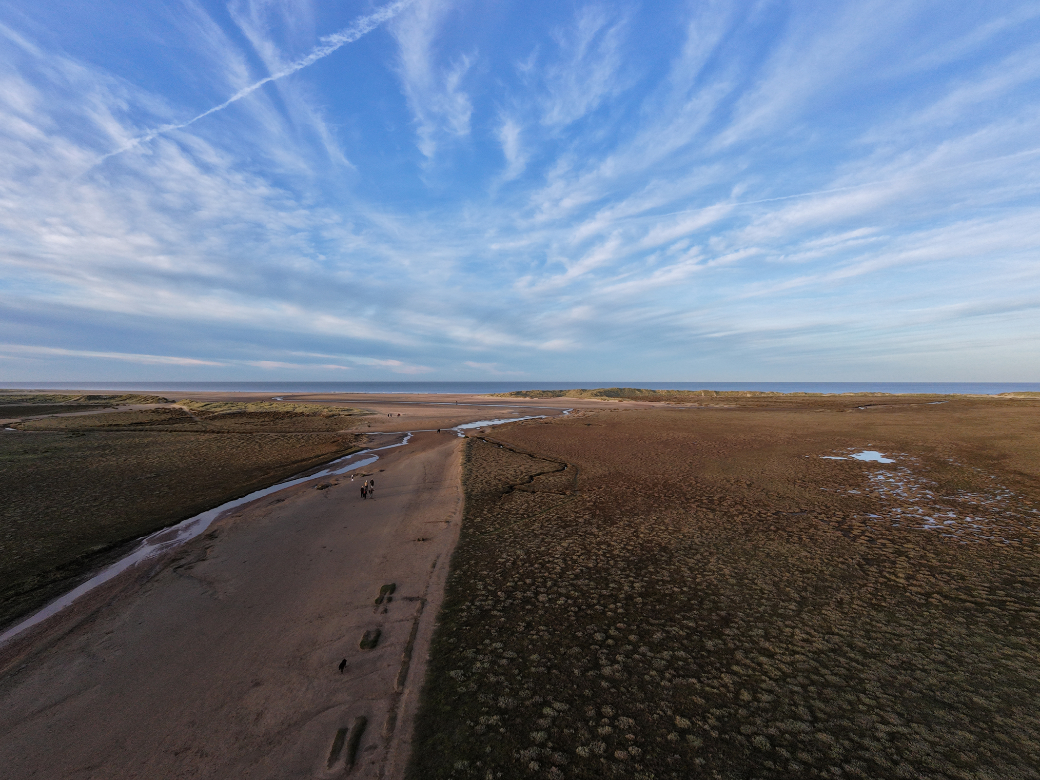 Photo of a beach taken with the DJI Neo 2 drone