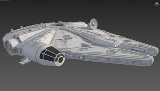 The Millennium Falcon has a deceptively simple structure