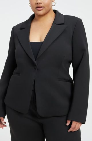 Classic Sculpted Scuba Blazer