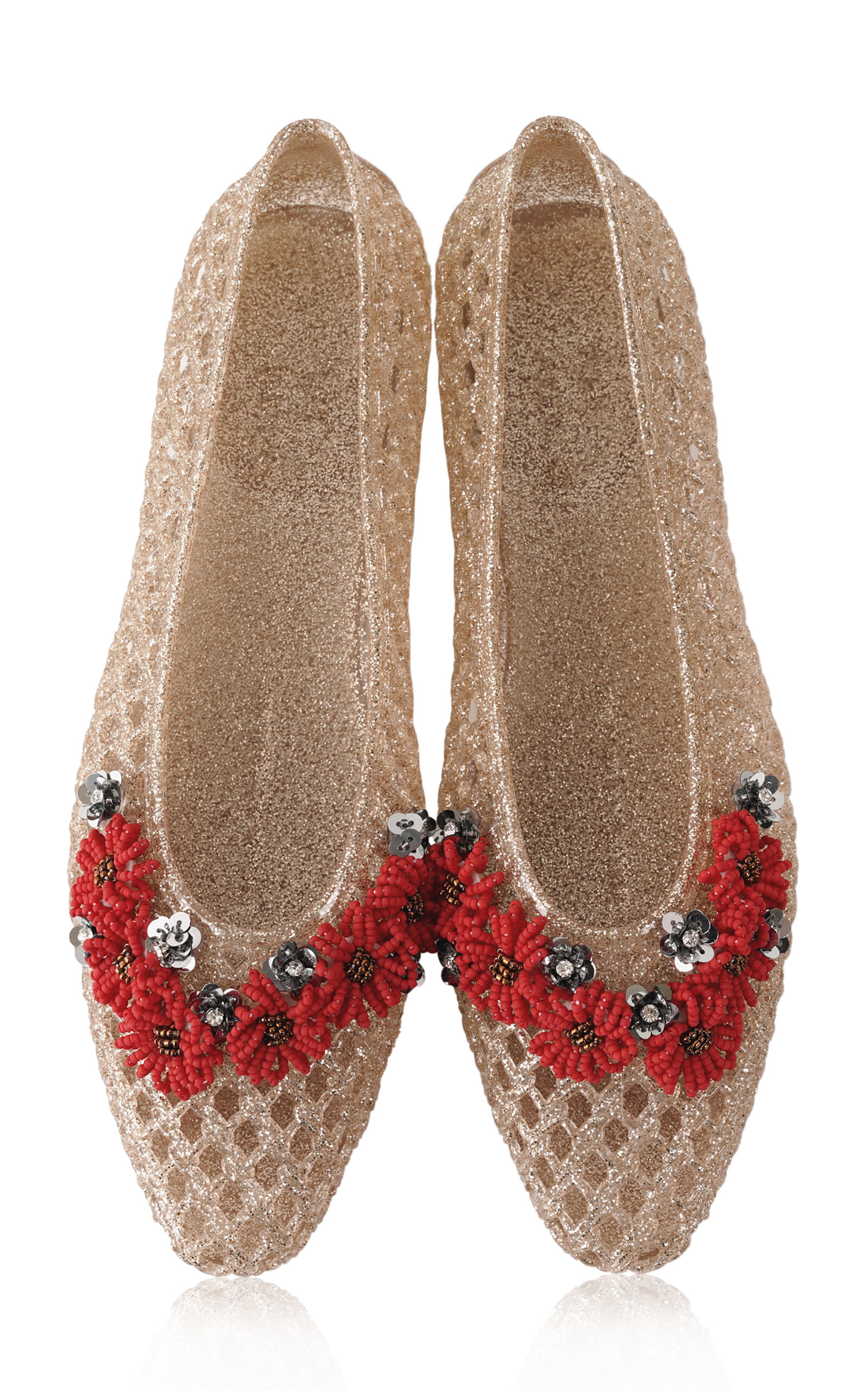 Flora Embellished Jelly Shoes