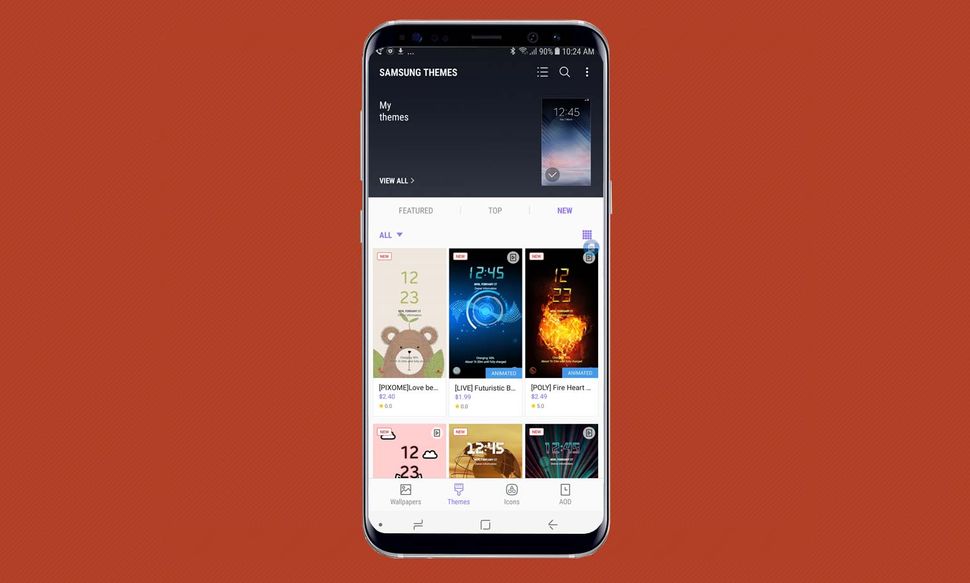 samsung note 9 animated home screen