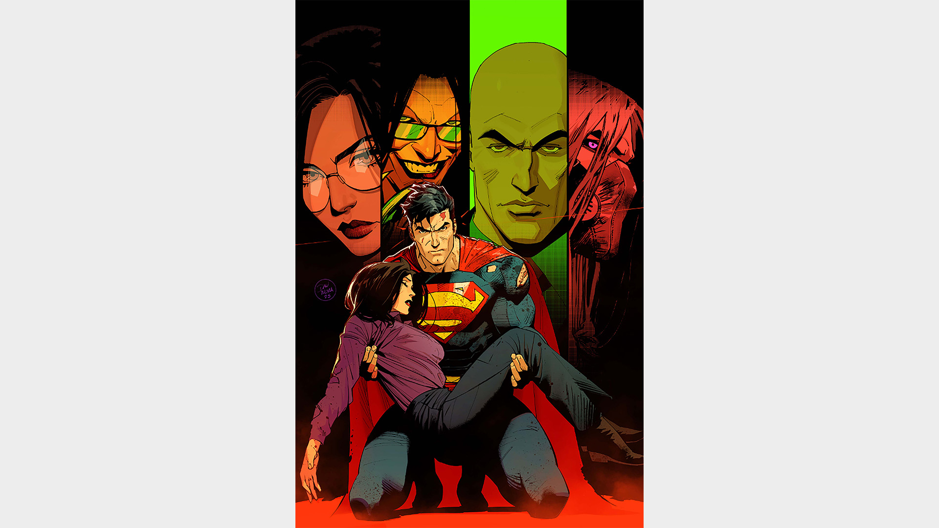 Cover art for Superman #27.