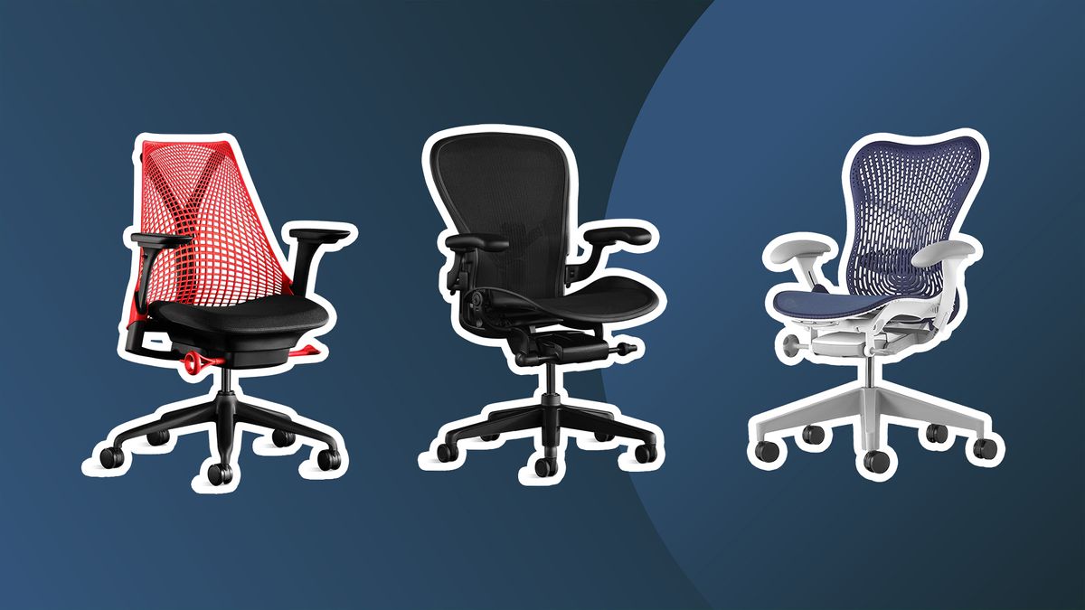 Aeron Chair–A Size–Fully Adjustable Arms - 3D Product Models - Herman Miller