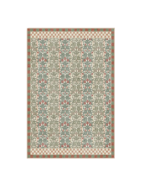 Oak & Blossom Sage & Coral Rug, 4' x 6'