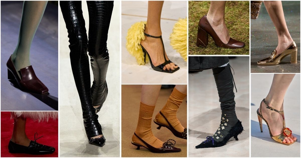From Heeled Loafers to Square Toes and Lace-Up Courts, Consider This Your Guide to Autumn/Winter’s Defining Shoe Trends