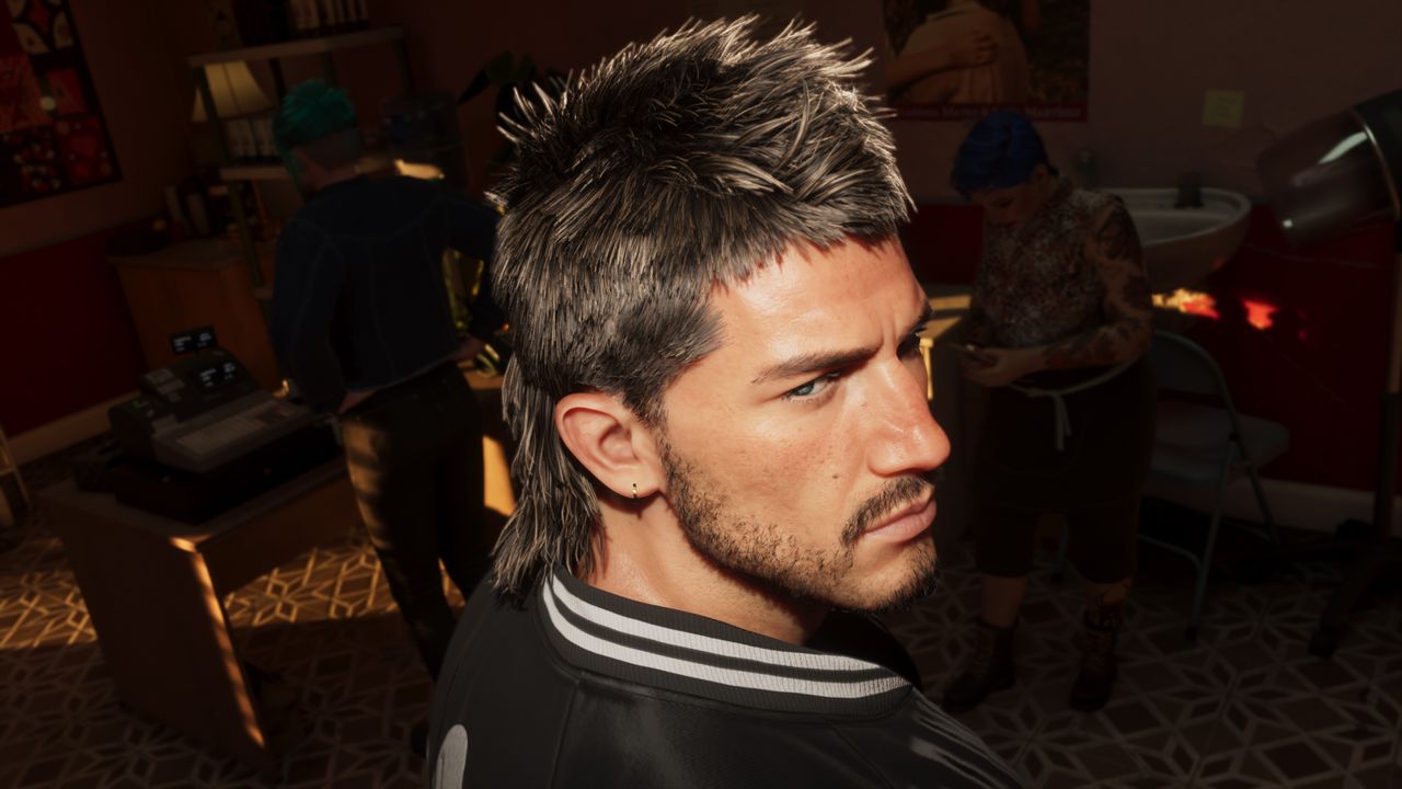 Grand Theft Auto 6 press screenshots that focus on character customization.