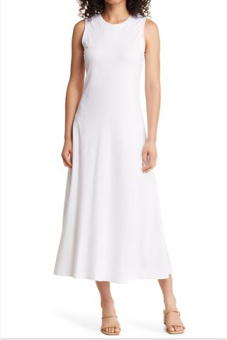 Nordstrom Sleeveless Cotton Blend Dress