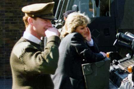 Diana and James Hewitt