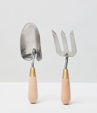 trowel and spade
