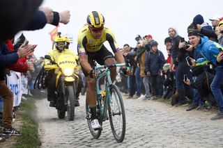 Wout Van Aert did a lot of lone chasing