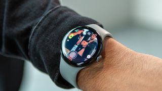 Camera Viewfinder on Pixel Watch 3