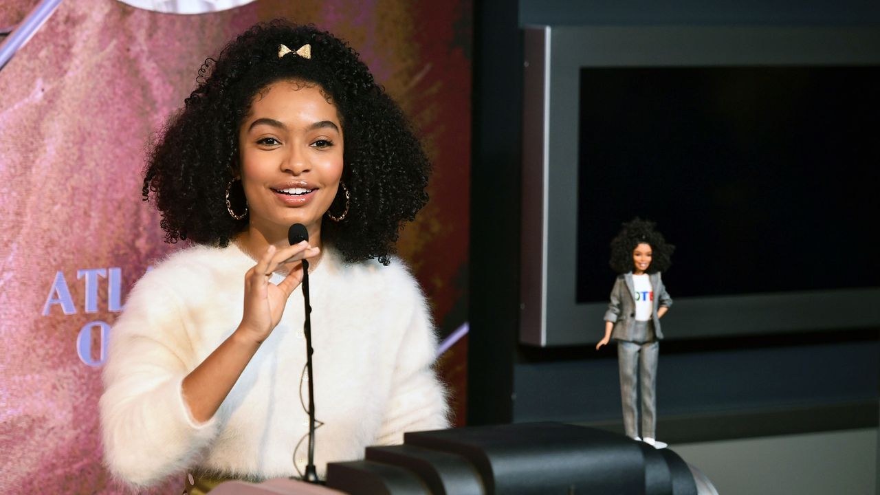 Actress Yara Shahidi Celebrates Barbie&#039;s 60th Anniversary &amp; International Women&#039;s Day