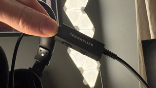 The Sennheiser HD 500 BAM with lighting behind.