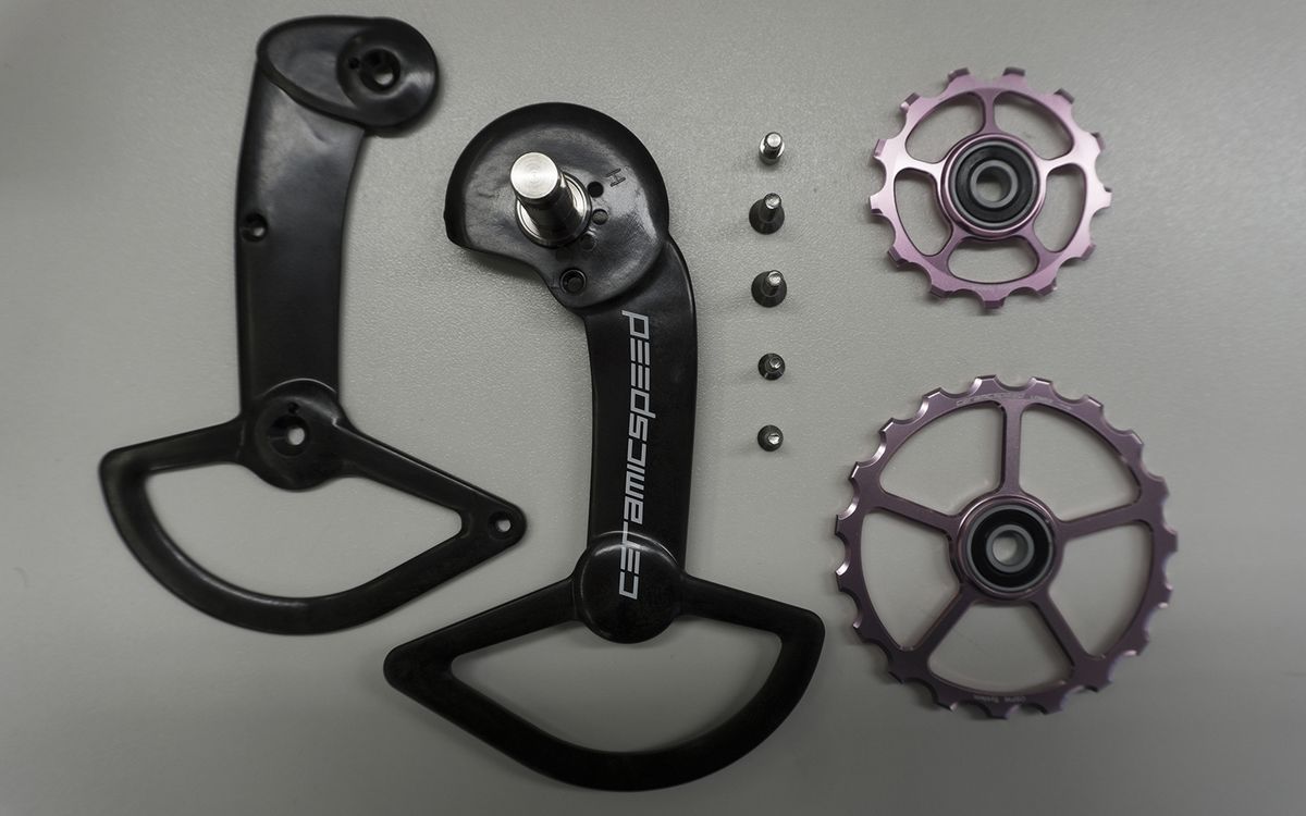 CeramicSpeed's OSPW system uses a proprietary carbon fibre cage