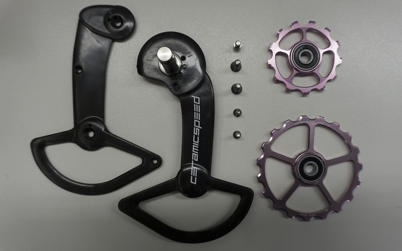 CeramicSpeed's OSPW system uses a proprietary carbon fibre cage