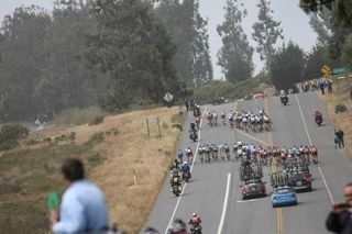 The wind ripped through the field on Stage 5