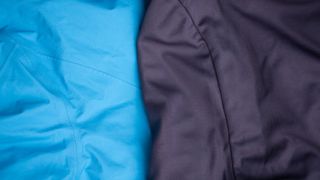 hardshell vs softshell jacket close up