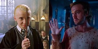 Tom Felton as Draco Malfoy in Harry Potter and then as Logan in Origin
