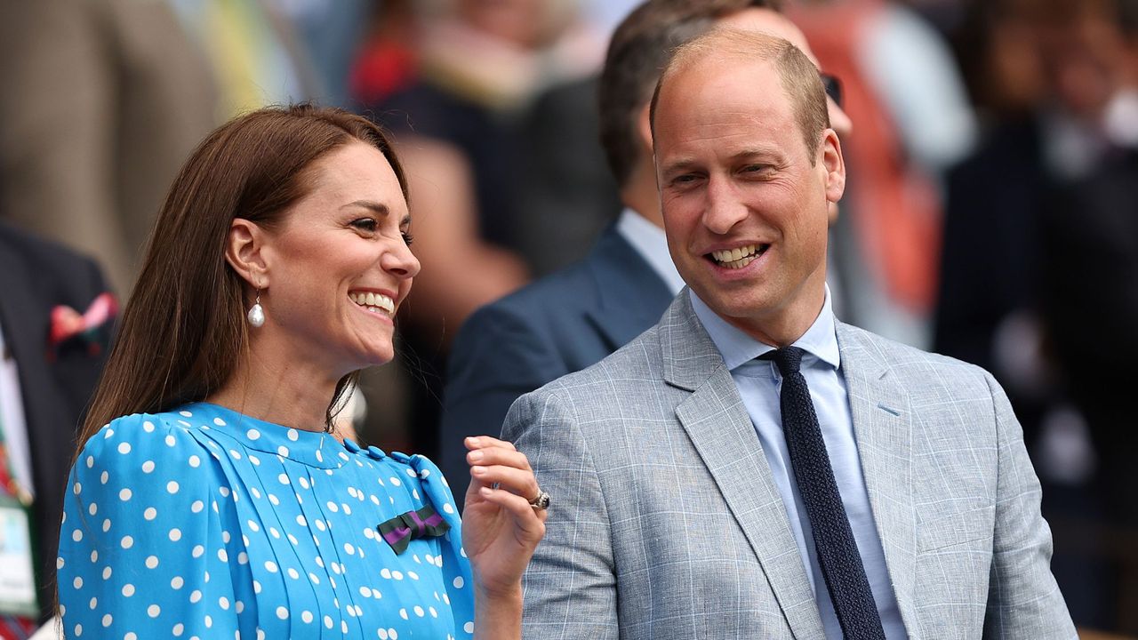 The Prince and Princess of Wales attend Wimbledon in 2022