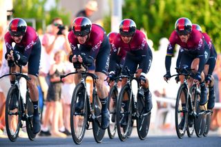 Team INEOS in the 2019 Vuelta a Espana team time trial