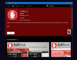 Adblock Windows 10