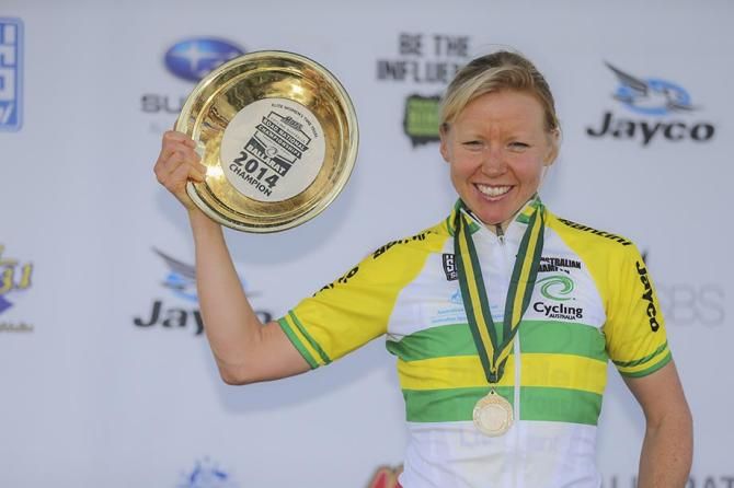 Your 2014 National Time Trial Champion, Felicity Wardlaw