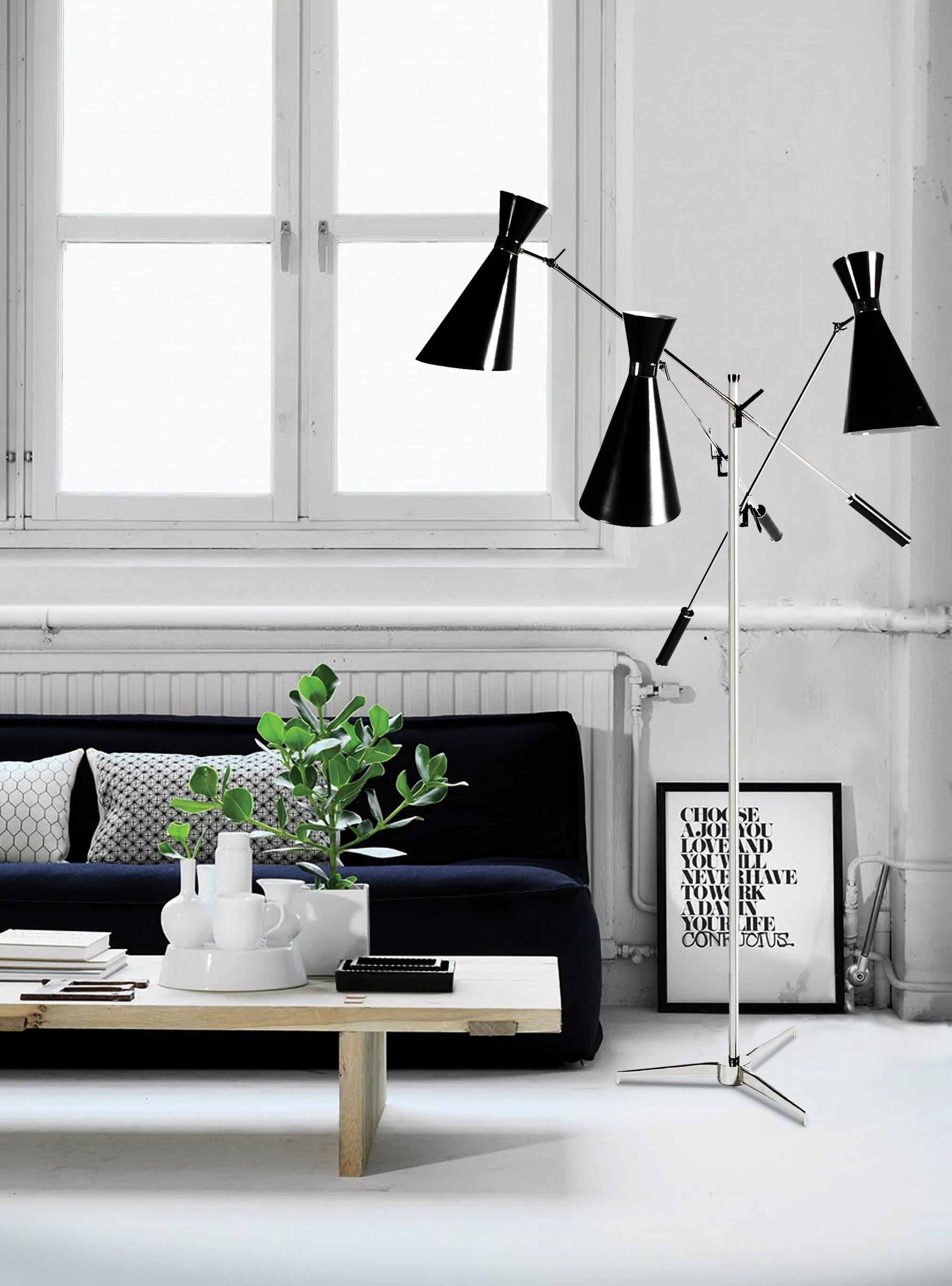 living room with white scheme by covert house