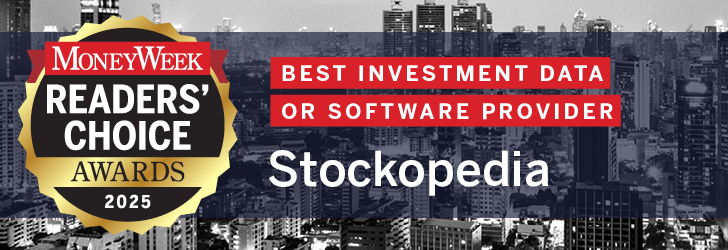 MoneyWeek Readers' Choice Awards 2025 best data provider