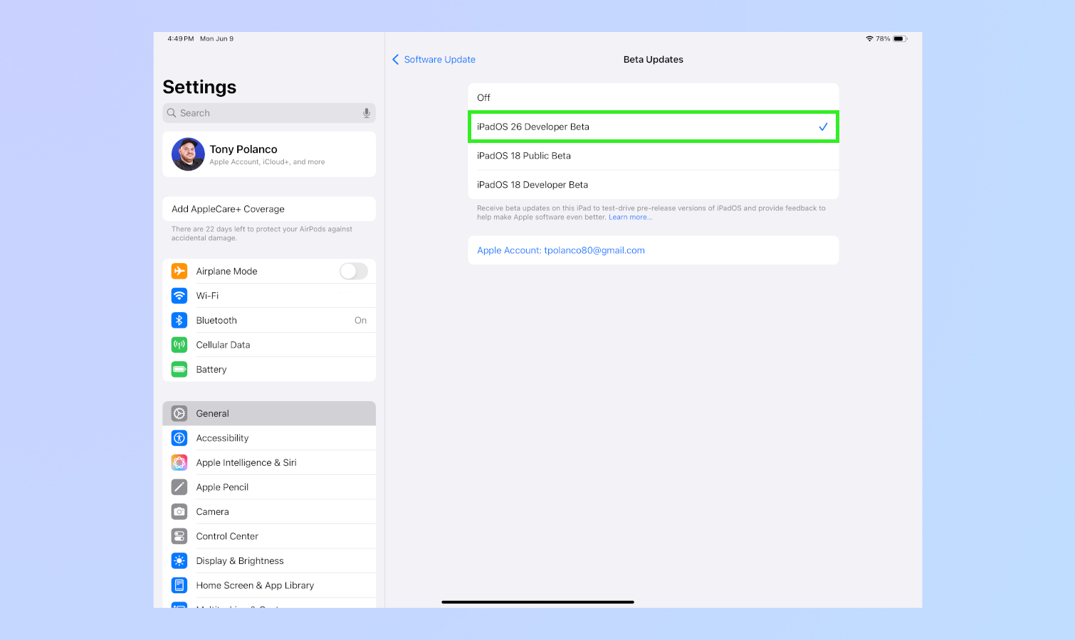 iPadOS 26