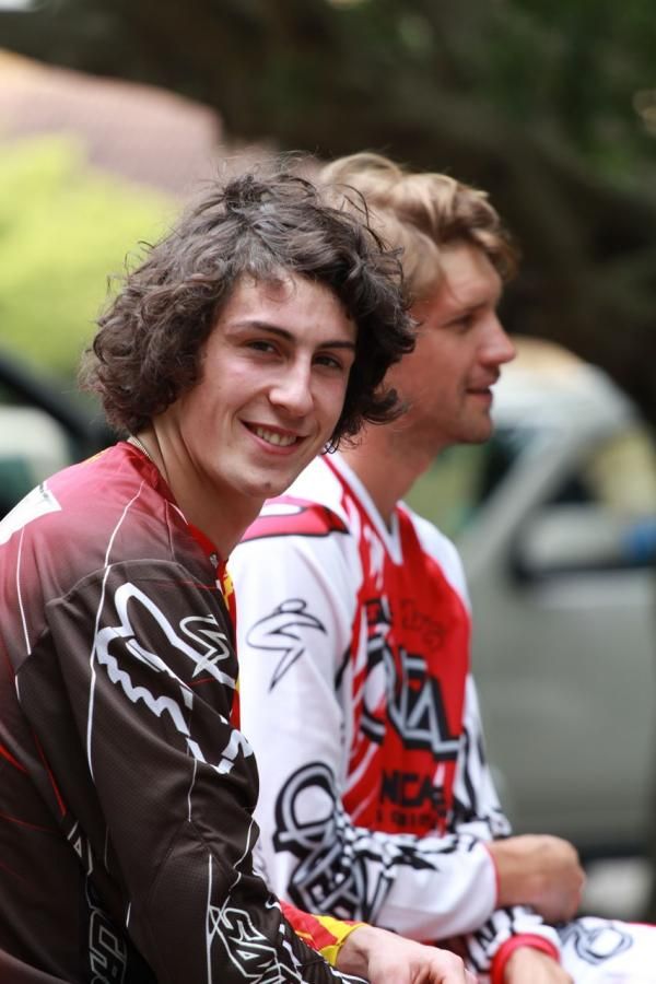 Josh Bryceland and Greg Minnaar