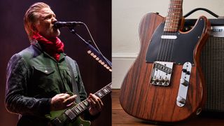 LEFT: Josh Homme of US rock band Queens of the Stone Age performs on stage during a concert in the Azkena Rock Festival in the northern Spanish Basque city of Vitoria on June 22, 2024.