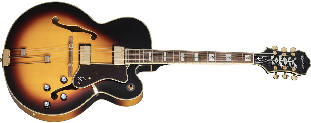 Epiphone Broadway 2023 &ndash; now available in Wine Red and Vintage Sunburst